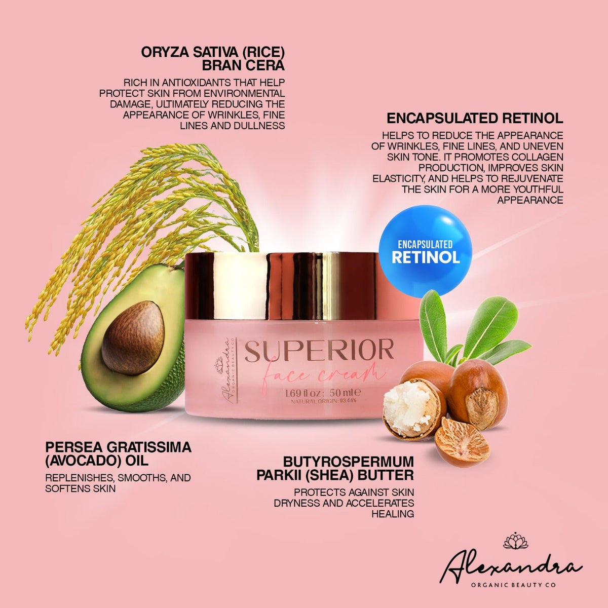 Organic Retinol Cream - Alexandra Organic